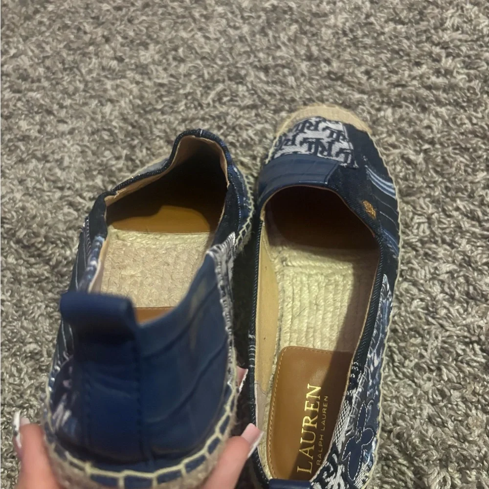 Polo Shoes by Ralph Lauren Navy Espadrilles